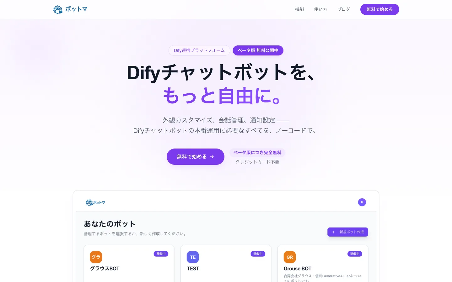 ボットマ のサービス画像